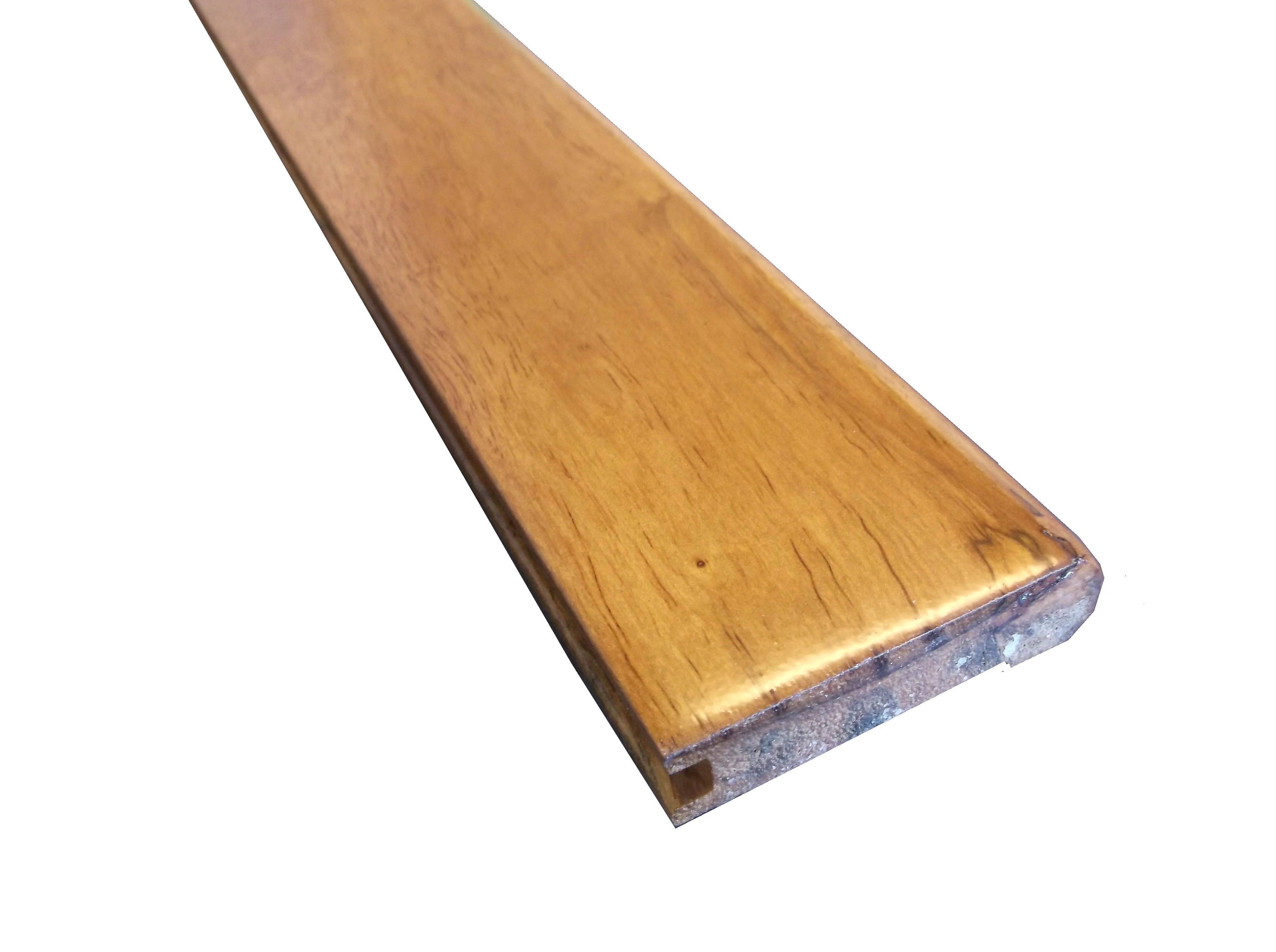 Prefinished Amber Brazilian Oak 3/4 in. Thick x 3.13 in. Wide x 6.5 ft. Length Stair Nose