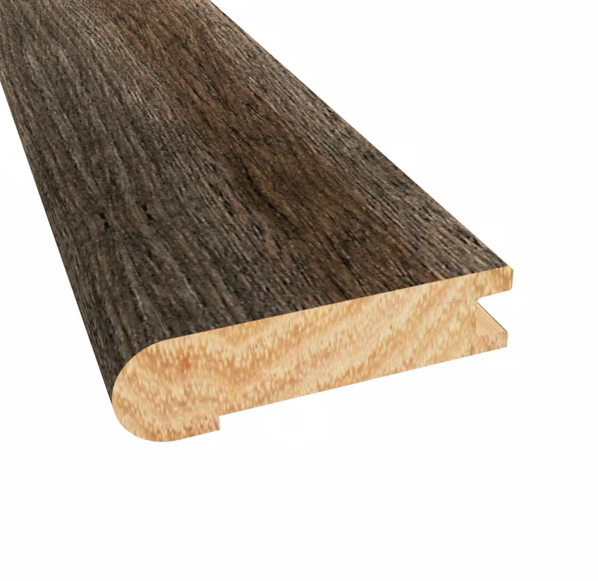 3532-prefinished-bristol-tavern-hickory-3-4-in-thick-x-3-13-in-wide-x-6-5-ft-length-stair-nose-1.webp Prefinished Bristol Tavern Hickory 3/4 in. Thick x 3.13 in. Wide x 6.5 ft. Length Stair Nose