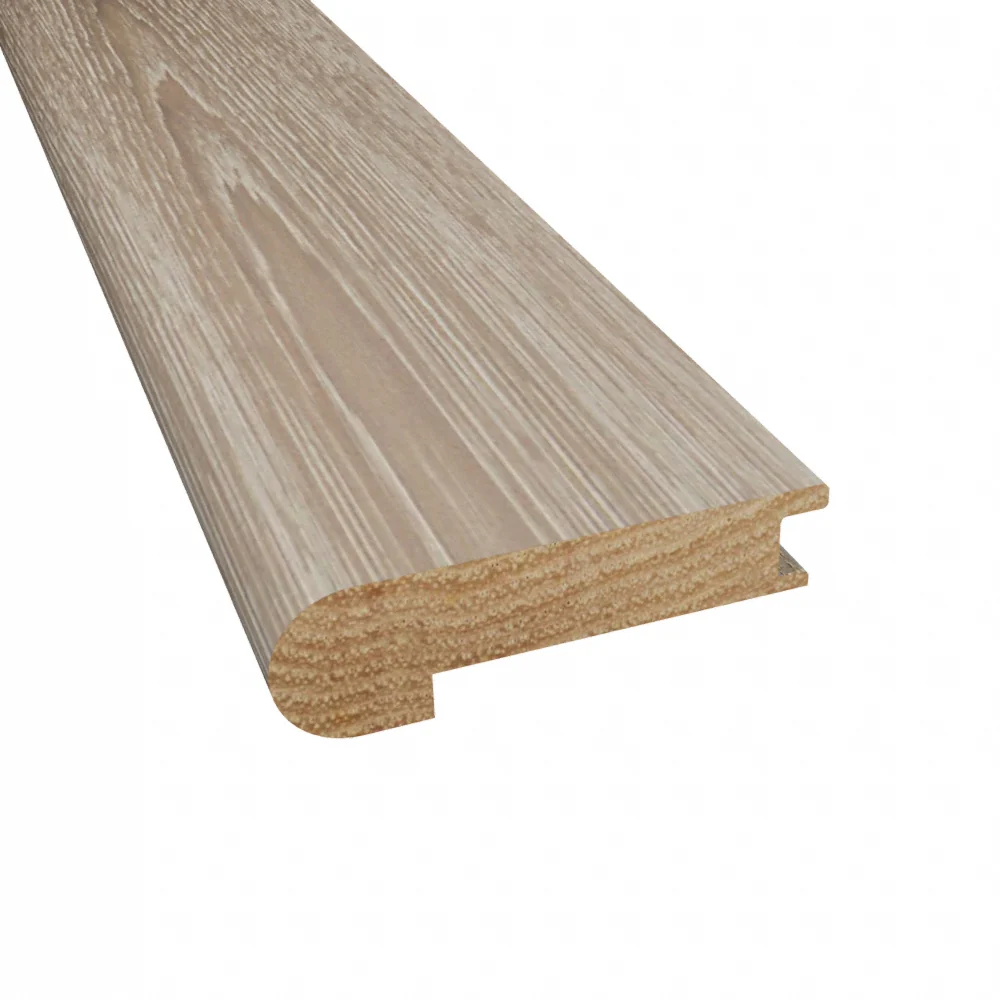 Prefinished Canterbury Hickory 9/16 in. Thick x 2.75 in. Wide x 6.5 ft. Length Stair Nose