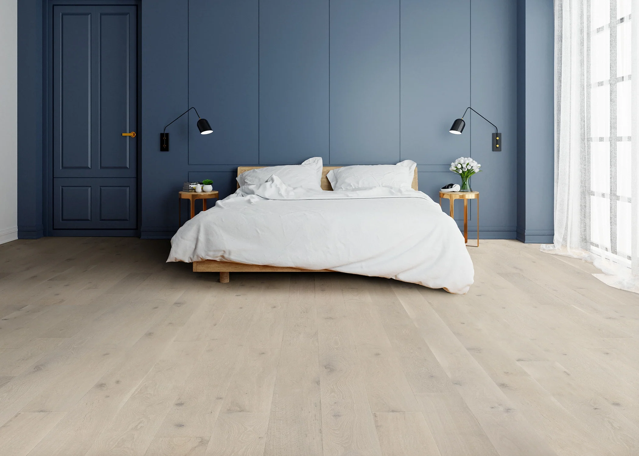 5/8 in. Barcelona White Oak Prefinished Engineered Hardwood Flooring 7.5 in. Wide