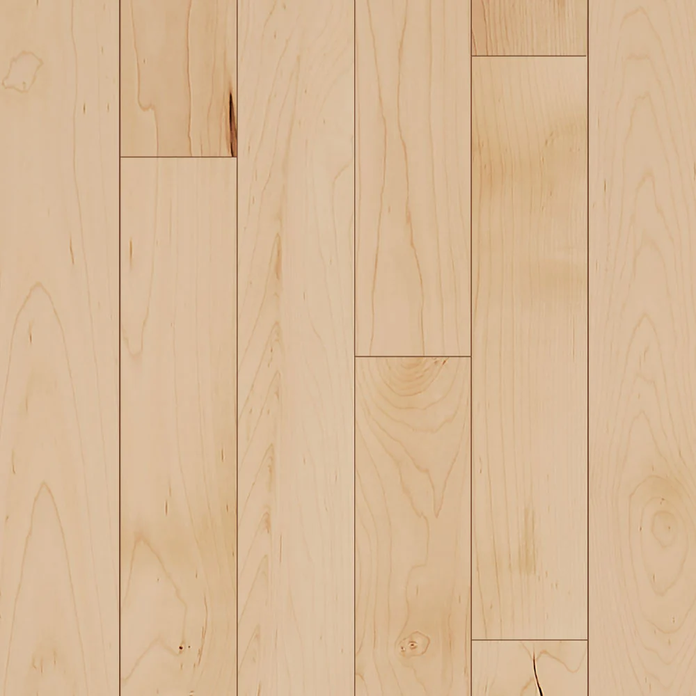 3/4 in. Maple Prefinished Solid Hardwood Flooring 3.25 in. Wide