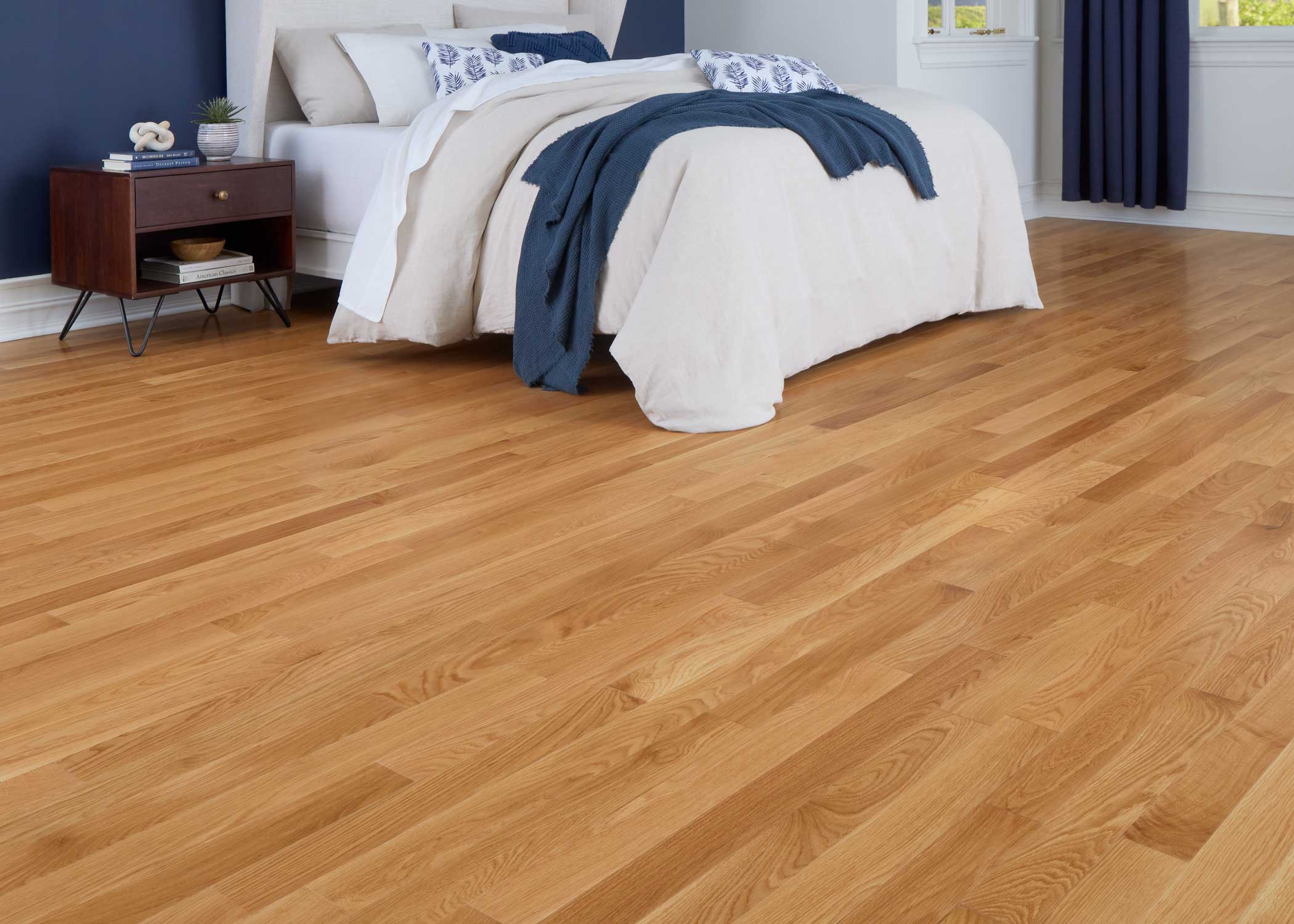 3/4 in. Select White Oak Prefinished Solid Hardwood Flooring 3.25 in. Wide