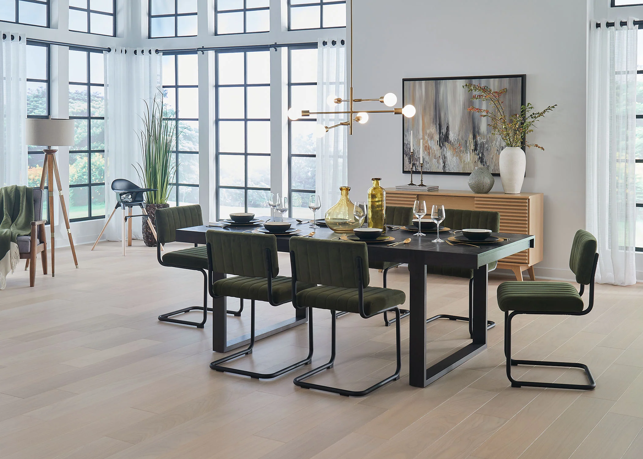 9/16 in. Nordic Brazilian Oak Prefinished Engineered Hardwood Flooring 7.5 in. Wide