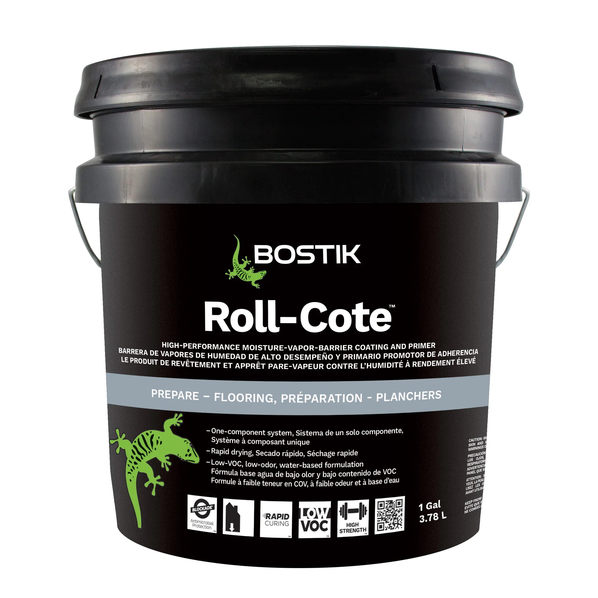 1 Gallon Roll-Cote High-Performance Moisture Vapor Barrier Coating and Primer