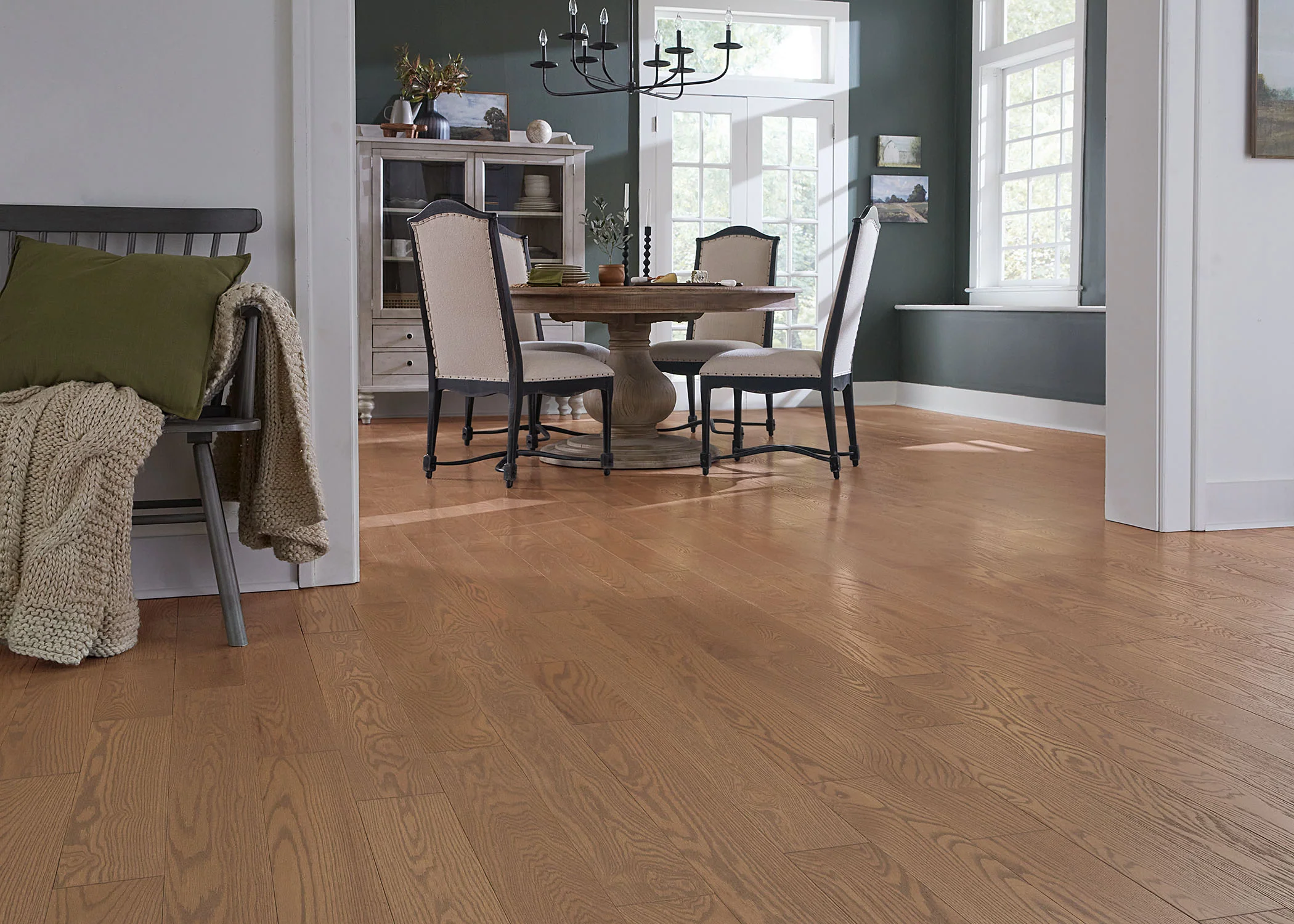 3/4 in. Lexington Oak Prefinished Solid Hardwood Flooring 5 in. Wide
