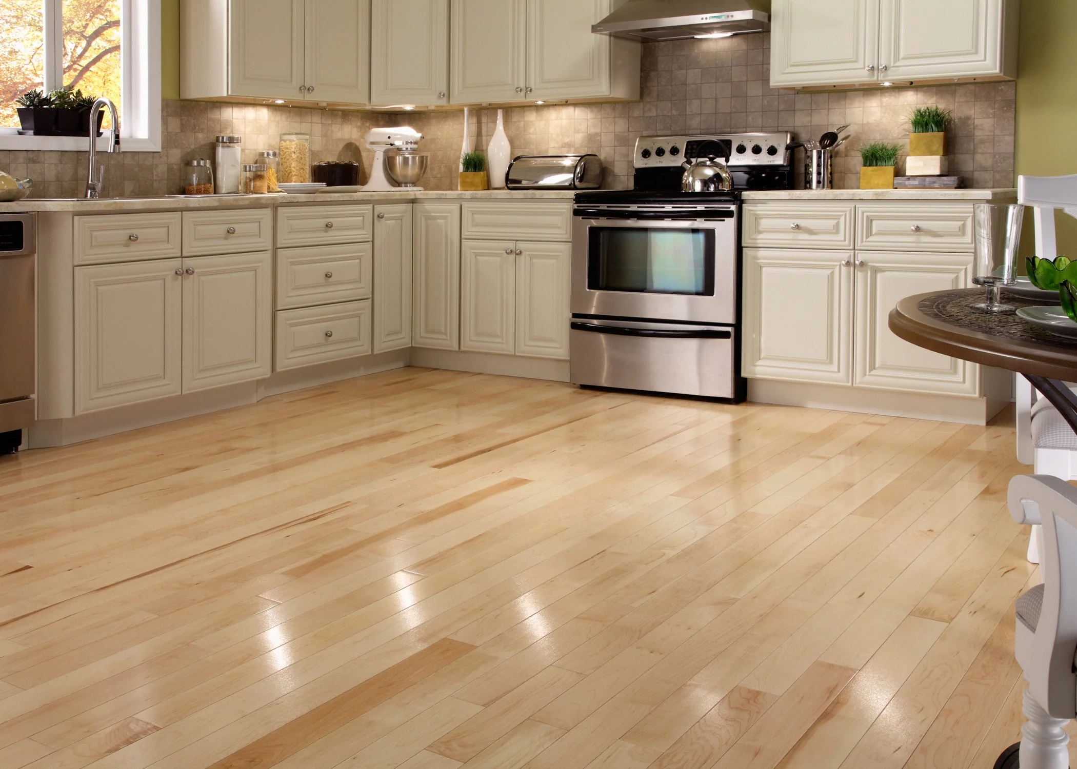 3/4 in. Maple Prefinished Solid Hardwood Flooring 3.25 in. Wide