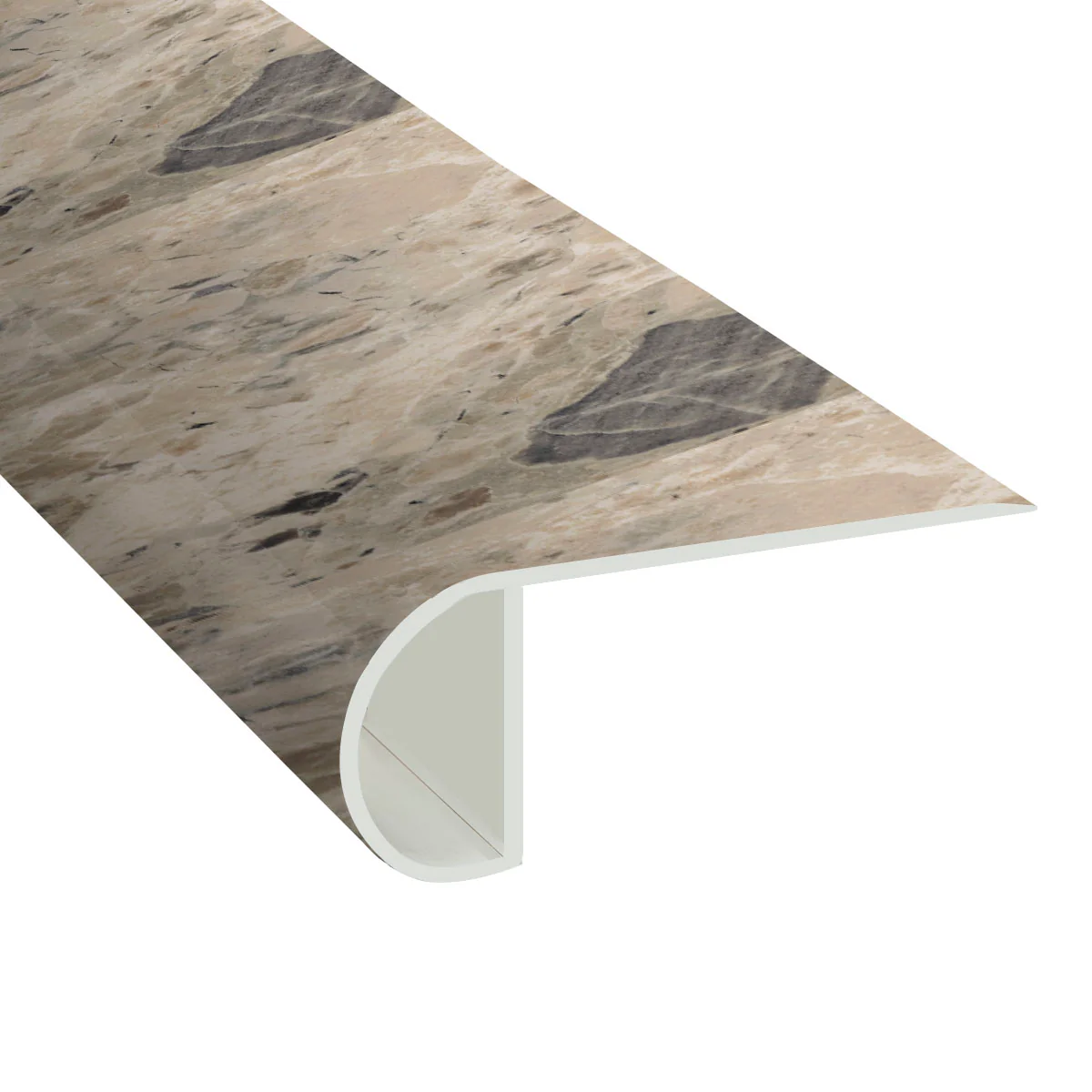 Alba Terrazzo Waterproof 2.25 in wide x 7.5 ft Length Low Profile Stair Nose