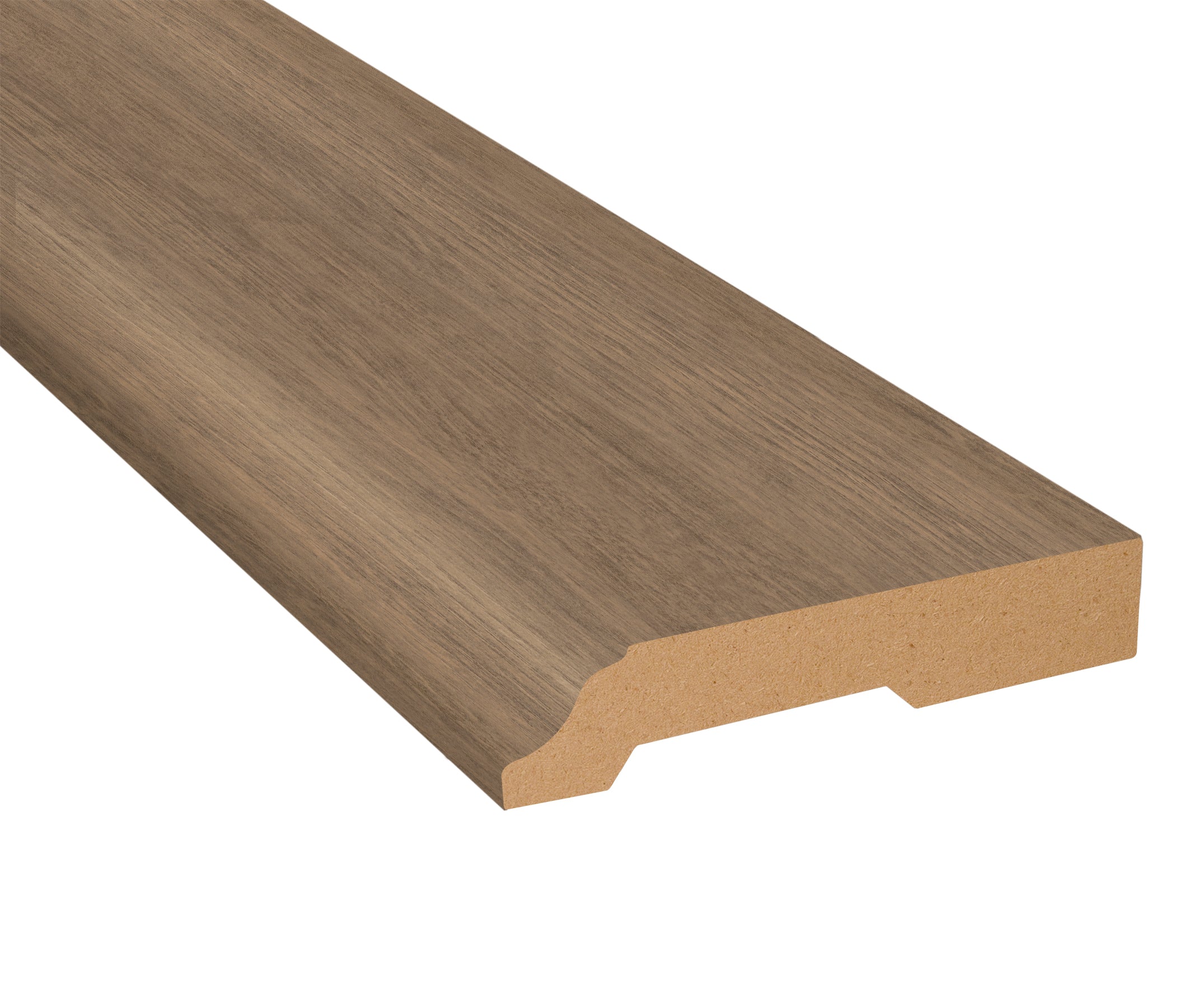Almond Crate Oak Laminate 3-1/4 in. Tall x 0.63 in. Thick x 7.5 ft. Length Baseboard