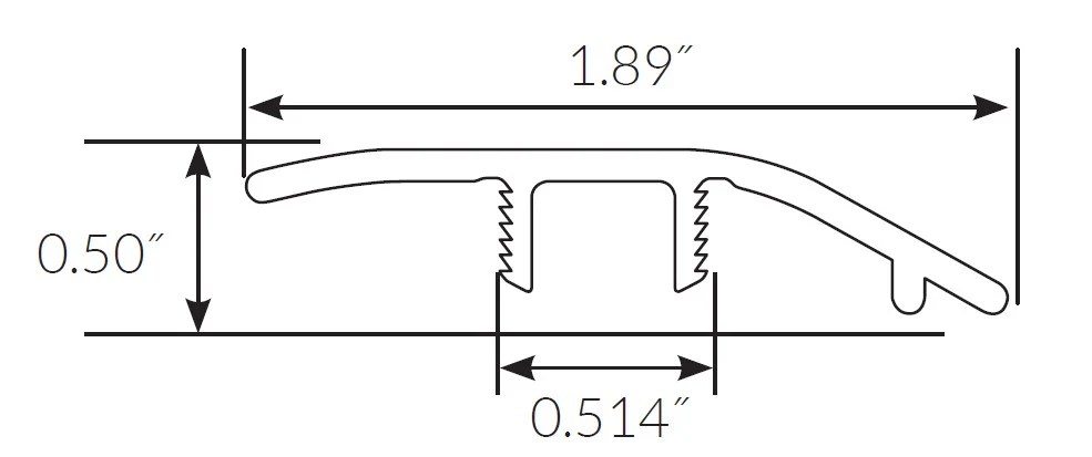 694-arctic-hackberry-waterproof-laminate-1-89-in-wide-x-7-5-ft-length-reducer-2.webp Arctic Hackberry Waterproof Laminate 1.89 in. Wide x 7.5 ft. Length Reducer
