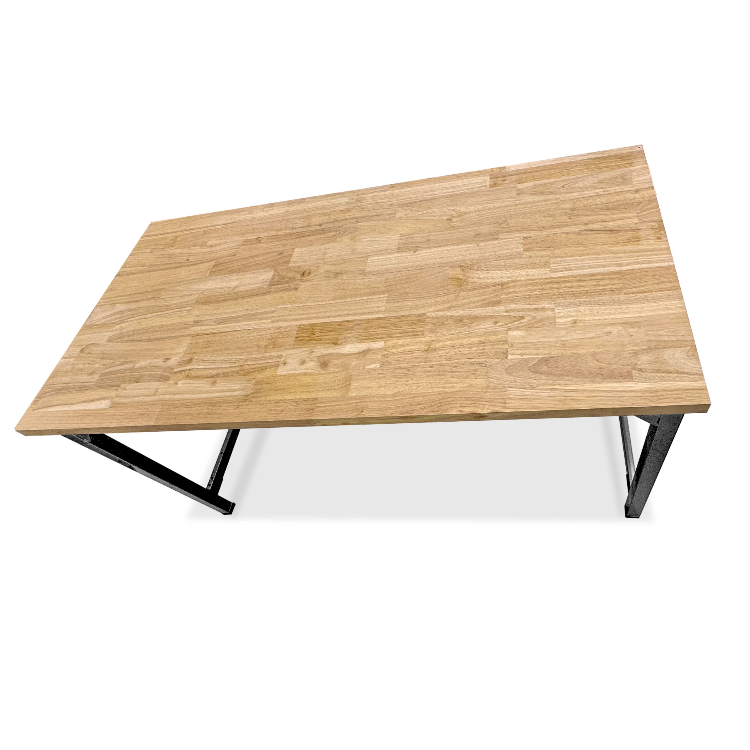 77-hevea-unfinished-solid-wood-desktop-with-black-metal-frame-legs-combo-4.webp Hevea Unfinished Solid Wood Desktop with Black Metal Frame Legs Combo