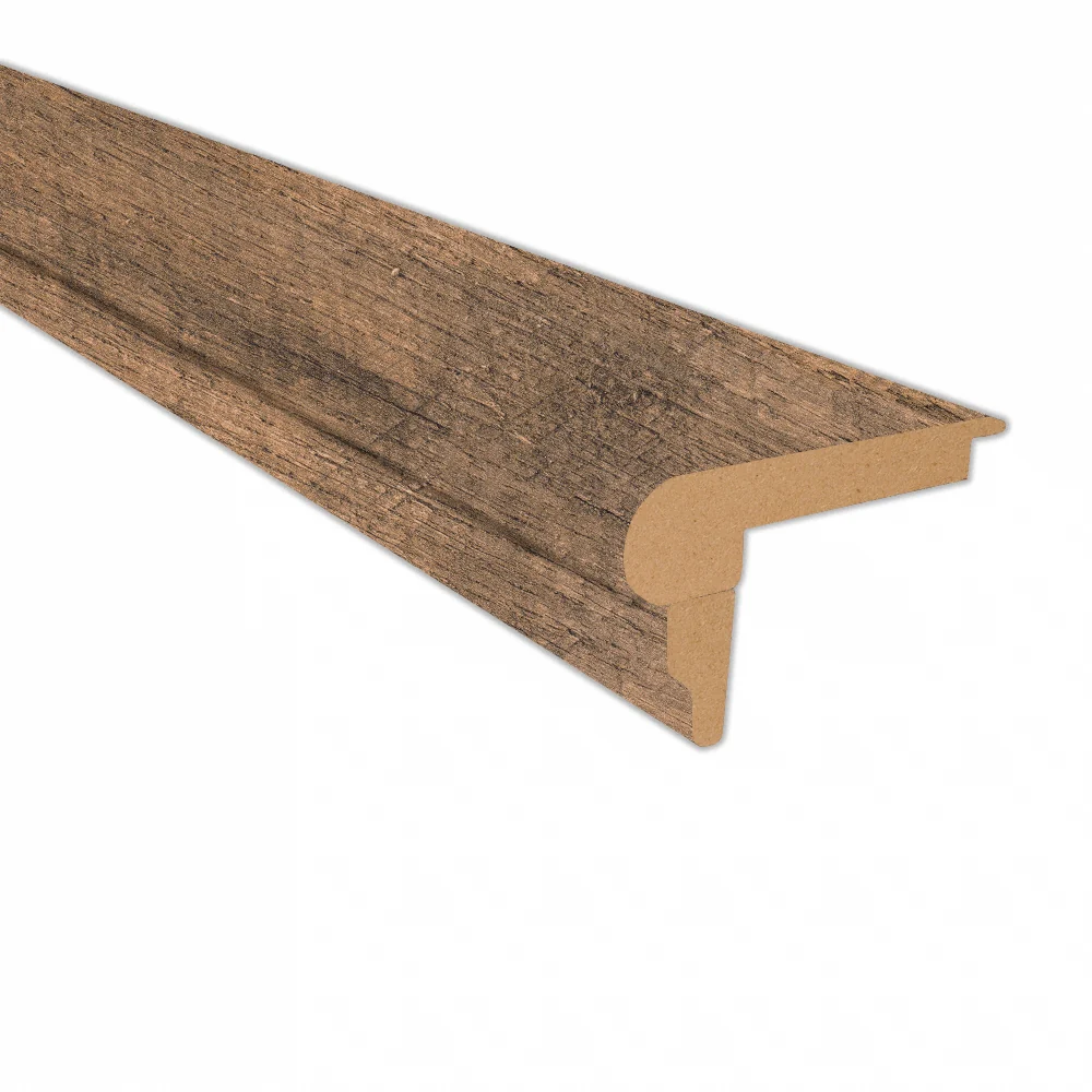 Calico Oak Laminate 3/4 in. Thick x 3 in. Wide x 7.5 ft. Length Flush Stair Nose