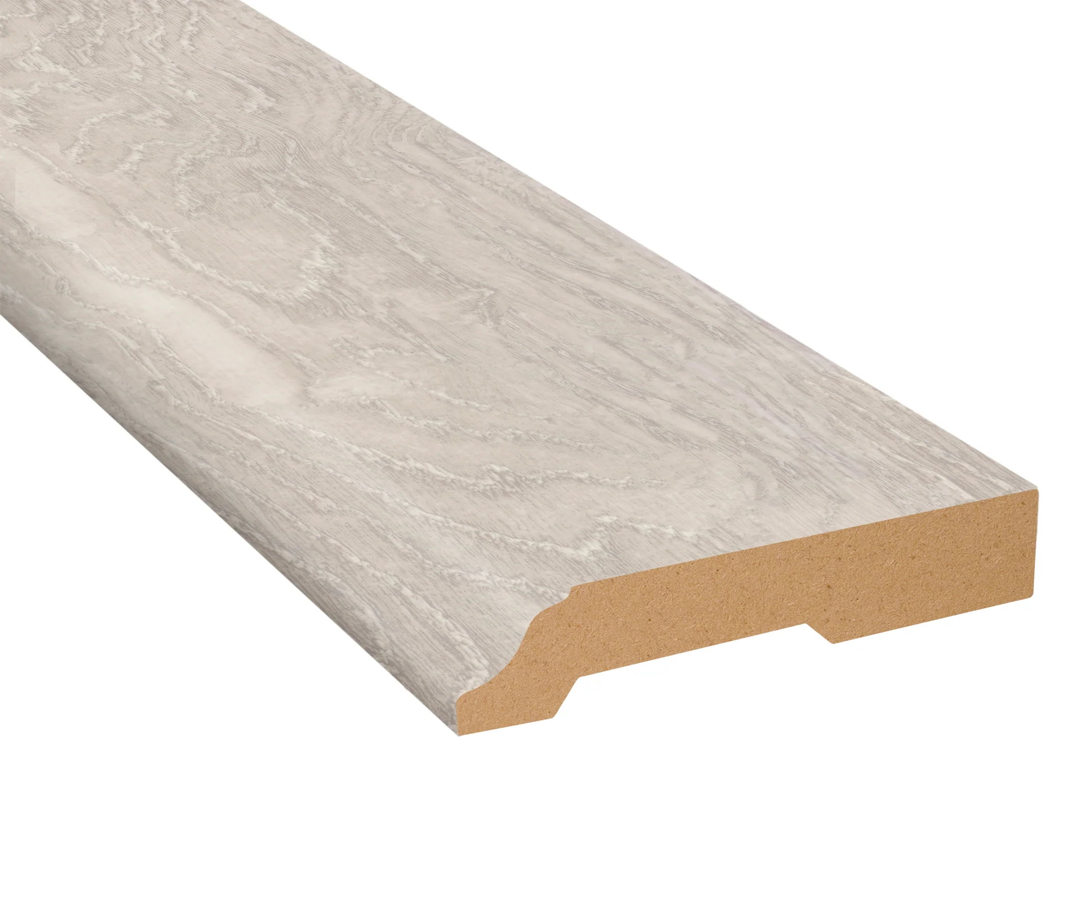 Canyon Peak Oak Laminate 3-1/4 in. Tall x 0.63 in. Thick x 7.5 ft. Length Baseboard