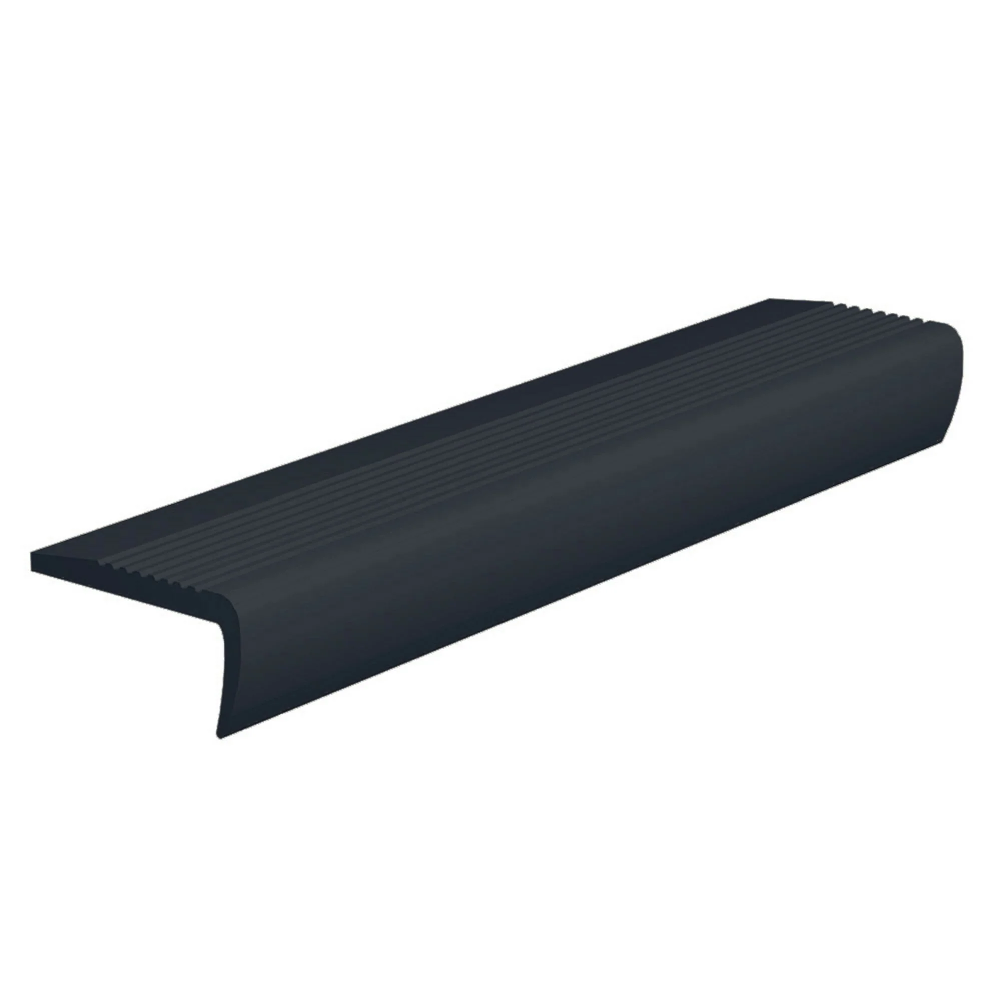 Commercial Rubber #3 Stair Nosing 2-5/8 in. x 9 ft. - Black