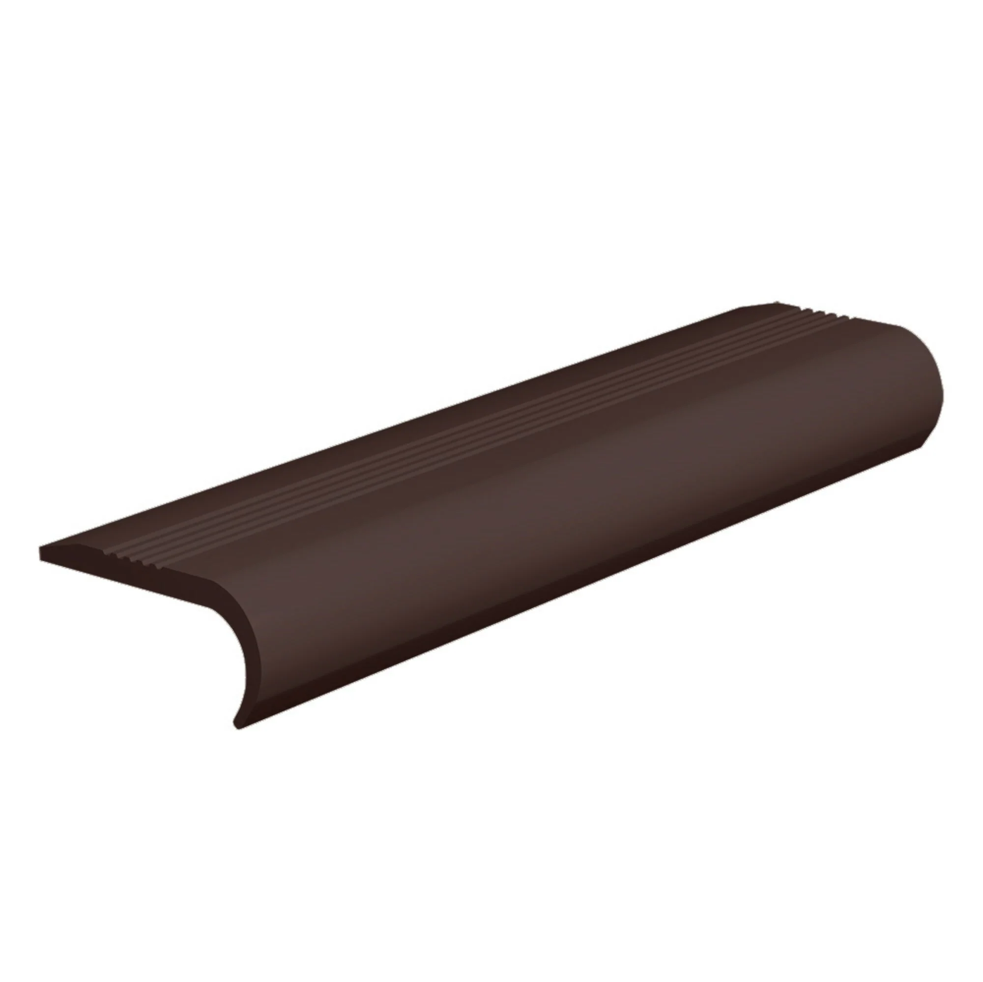 Commercial Rubber #4 Stair Nosing 2-5/8 in. x 9 ft. - Brown
